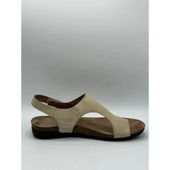 Dansko Women Size 41 US 10 Leather Comfort Orthotic Cork Footbed Sandals Beige - Picture 5 of 15